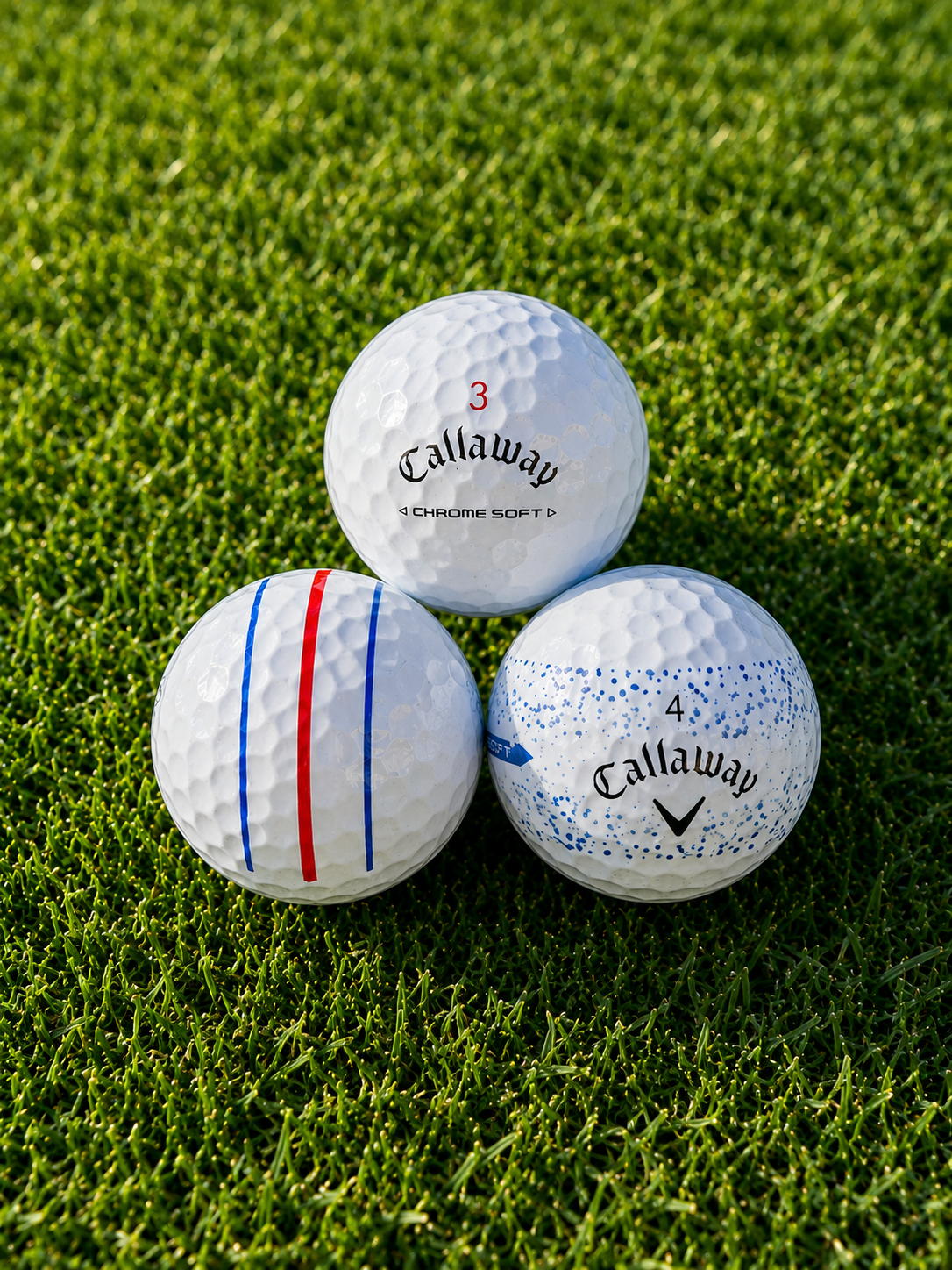 3x Callaway Golf Balls