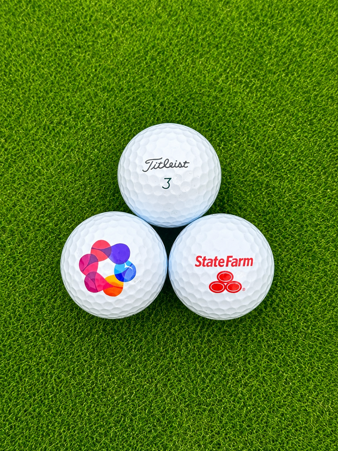 3x Titleist Prov1 Golf Balls